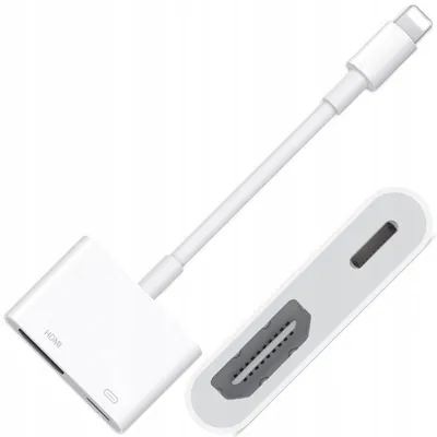 Produktbild von CO2 Adapter Lightning HDMI Kabel für iPhone, iPad, iPod Full HD 60Hz
