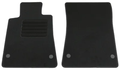 Fußmatten-Set für Mercedes SLK R172, 03/2016-06/2020, 2-teilig, Schwarz
