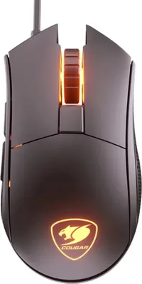 Obrázek produktu pro COUGAR Gaming Revenger ST, Pro praváky, Optický, USB Typ-A, 5000 DPI, 0,5 ms, Černá