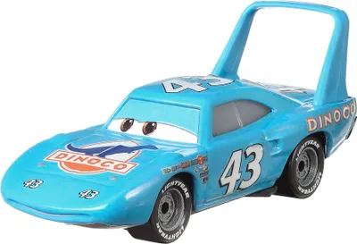Produktbild von Mattel FLM02 Disney Pixar Cars Strip Weathers aka The King Rennwagen Spielzeugauto Blau