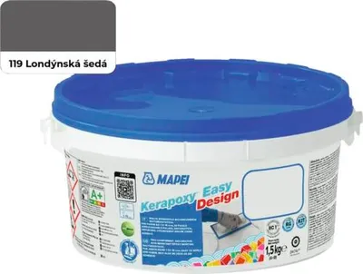 Obrázek produktu pro Spárovací malta Mapei Kerapoxy Easy Design 119 1,5 kg londýnská šedá