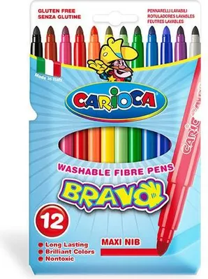 Immagine prodotto di Carioca Bravo marcatore Extra grassetto Multicolore 12 pz
