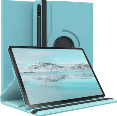 Produktbild von EAZY CASE - Tablet Hülle für Samsung Galaxy Tab S8 Plus Schutzhülle, Tablet Case 360° drehbar in Blau