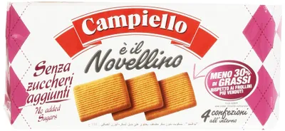 Produktbild von 6x Campiello Novellino ohne Zuckerzusatz Kekse 350g Kuchen Butterkeks