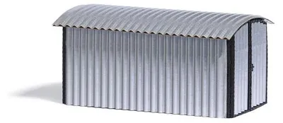Produktbild von Busch 1592 - 1/87 / H0 Wellblechgarage - Neu