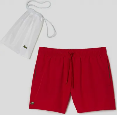 Produktbild von Lacoste-Badeshorts, Herren-Badehose, rot