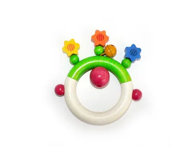 Produktbild von Babyspielzeug Rassel Blumen BxLxH 110x30x120mm