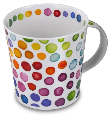 Produktbild von DUNOON Becher Cairngorm Hot Spots 0,48l Fine Bone China Porzellan 480 ml Tasse