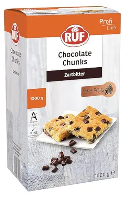 Image de RUF 5747621008 RUF Schokostreusel Zartbitterschokolade 1,0 kg, 1 St.