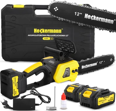 Zdjęcie produktu dla Piła łańcuchowa akumulatorowa 12" Heckermann Basic AJPL12