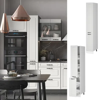 Produktbild von Apothekerschrank Vicco R-Line Weiß Landhaus 30 cm, Model 37812