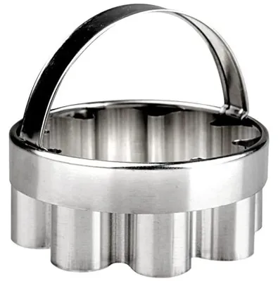 Cutter 8 cm Edelstahl silber 1 Stück