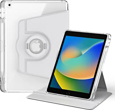 Produktbild von iPad 10.2 Hülle - 360° Rotating Folio Klapphülle mit Schlaf/Wach-Funktion - Grau