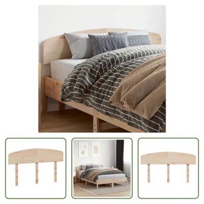 Produktbild von The Living Store Kopfteil 140 cm Massivholz Kiefer