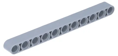 Imagen del producto de 2 unidades de brazo elevador LEGO Technic de 1 x 11 "largo" (32525) - Gris claro