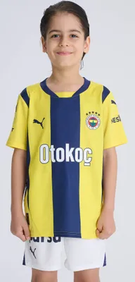Produktbild von Puma FSK Home Jersey Replica Jr - gelb, Größe:140