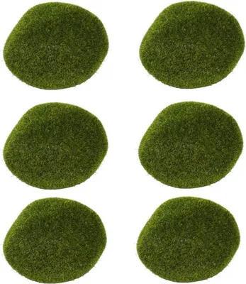 Image de Pierre décorative artificielle en forme de mousse 6pcs