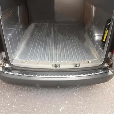 Image de OMAC protection du seuil de chargement protection du pare-chocs pour VW Caddy 2003-2015 chrome argent 1pc