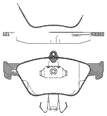 Produktbild von Bremsbelagsatz Scheiben 18 mm TRISCAN IAM-Expertise für u.a. SAAB 900
