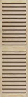 Produktbild von vidaXL Schranktür 2 pcs Natur 201 x 2,1 x 59,5 cm Massives Kiefernholz
