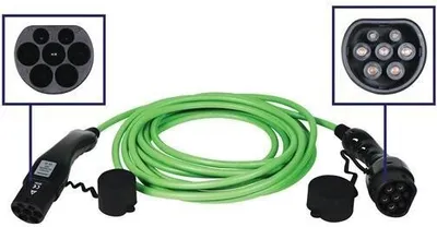 Produktbild von BLAUPUNKT 0270003 Ladekabel Elektrofahrzeug IP54 3.7kW 16A Ladestecker Typ 2 Ladekupplung Typ 2 für VW Golf VII Schrägheck (5G1, BQ1, BE1, BE2)