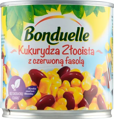 Immagine prodotto di Bonduelle Kukurydza Złocista z Czerwoną Fasolą konserwowa 340 g