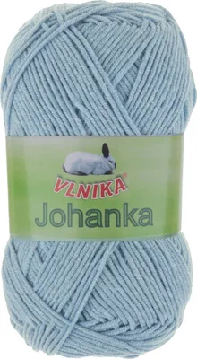 Produktbild von 50g Strickgarn Johanka Strick-Wolle Handstrickgarn Klassikgarn Sommergarn Farbwahl, Farbe:106 pastellblau