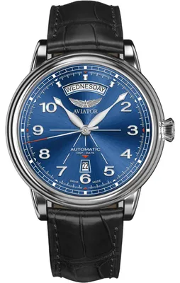 Immagine prodotto di Orologio da uomo Aviator, colore nero, modello aviator-V.3.44.0.401.0