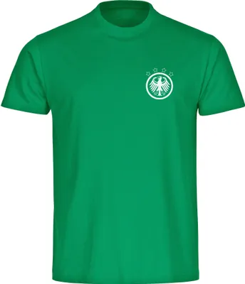 Produktbild von multifanshop Herren T-Shirt - Deutschland - Adler Retro, grün, Größe L