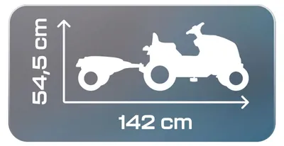 Produktbild von Smoby 710131, Traktor, 3 Jahr(e), Kunststoff, Schwarz, Blau