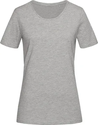 Produktbild von Stedman ST7600 | WomenŽs Lux T-Shirt Rundhals gekämmte Baumwolle - Farbe: Grey Heather - Größe: L