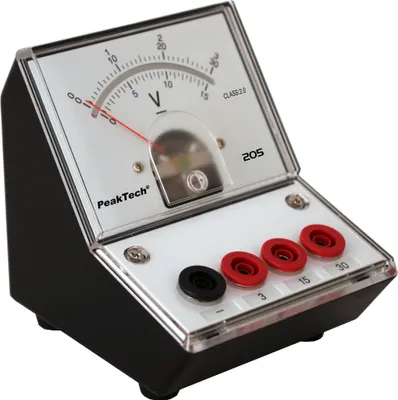 Produktbild von PeakTech P 205-06 - Analog-Voltmeter 0 - 3 V - 15 V - 30 V DC