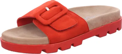 Image de Rohde Mule femme en daim avec boucle recouverte Venezia 6311, Taille:38 EU, Couleur:Rouge