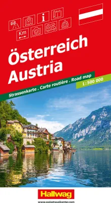 Produktbild von Hallwag Strassenkarte Österreich 1:500.000