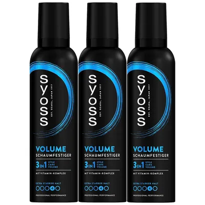 Immagine prodotto di Syoss Volume Lift mousse, confezione da 3 (3 x 250 ml)