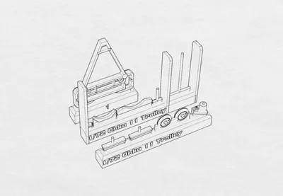 Produktbild von Brengun BRL72177 - 1:72 Trolley for Ohka model 11 - Neu