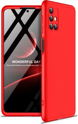 Produktbild von Für Samsung Note 20/Anmerkung 20 Ultra/M31S Handyhülle 360 Grad Vollständiger Schutz Fallrot