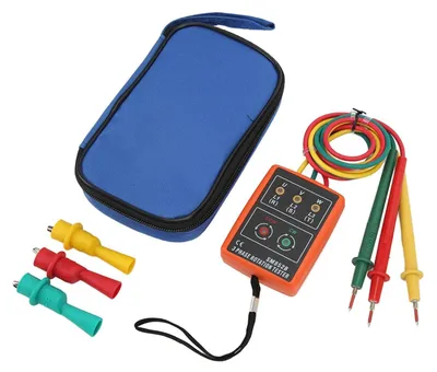 3-Phasen-Drehfeld-Tester SM852B, AC 60–600 V, 20–400 Hz