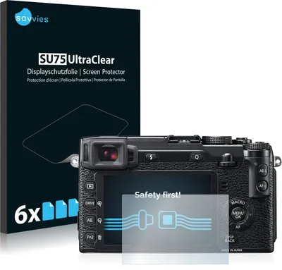 Produktbild von 6x Für Fujifilm X-E2 Schutzfolie Savvies Displayschutz Display Schutz Folie Klar Transparent