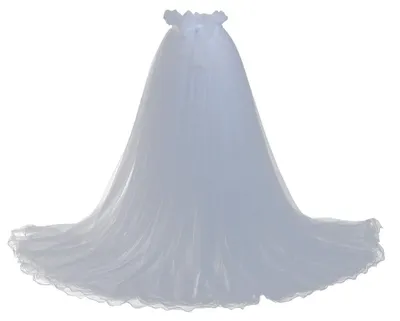 Produktbild von GRACEART Damen Lange Tüll Röcke Abschlussball Abend Rock Elastic Bund Tutu (Weiß