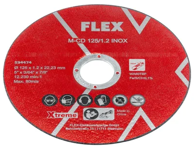 Produktbild von Flex Trennscheibe M-CD 125/1.2 INOX (für Fliesen, 125 mm, für Handwerk)
