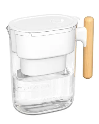 Produktbild von Waterdrop Chubby 3,5 L Wasserfilterkanne mit 1 x 90 Tage Filterkartusche, reduziert Kalk, Chlor, Blei, Kupfer im Wasser, NSF , BPA-frei