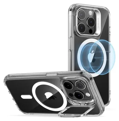 Image de Esr Classic Hybrid Case With Kickstand For Iphone 15 Pro, Magsafe (Transparent)