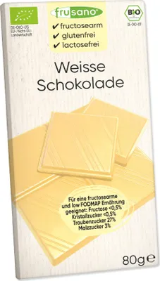 Produktbild von Frusano Weisse Himbeere Schokolade  80g