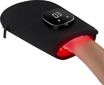 Produktbild von Wiederaufladbare Rotlicht-Handtherapiegeräte – 5 Modi, 660/850 nm Licht, Linderung für Hände, Finger & Handgelenke