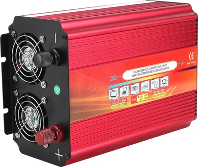 Zdjęcie produktu dla LCD 2000W Power Inverter High Power 2 Universal Sockets Dual Cooling Fan WLDT Converter DC 12V to AC for Car Outdoor Home (AC110V 60+/3Hz)