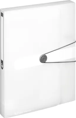 Produktbild von Herlitz Sammelbox      A4 PP 4.0cm farbl.transp.  m.Gummizug