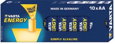 Produktbild von Varta 10x AA 4106, Einwegbatterie, AA, Alkali, 1,5 V, 10 Stück(e), Blau