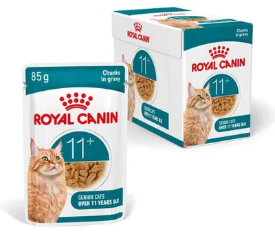 Zdjęcie produktu dla Royal Canin Ageing 11+ Karma Mokra 12x85g Kawałki w Sosie Dla Kotów Dojrzałych Po 11 Roku Życia