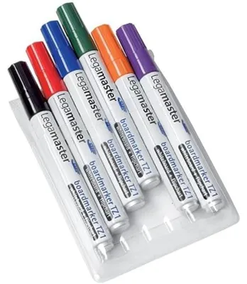 Produktbild von Legamaster 7-110096 TZ 1 Boardmarker 6er Set, sortiert